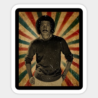 Photo Vintage Retro Look Fan Design // Richie Jr. Sticker